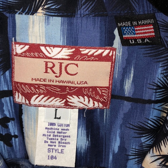 RJC Made in Hawaii Men’s Shirt NWT - Picture 4 of 5